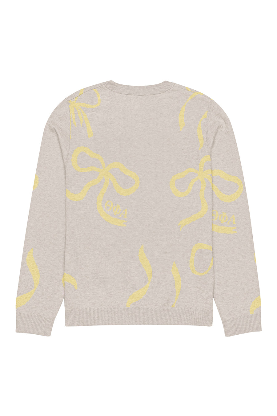 Lacy Bow Knitted Sweater